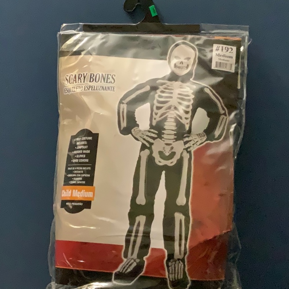 Halloween Costume (Child M) - Scary Bones